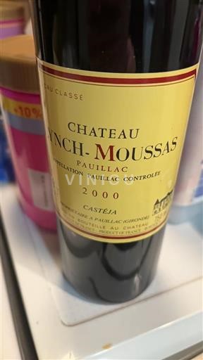 Burdeos Pauillac Grand Cru Château Lynch Moussas 2000