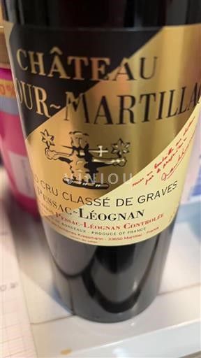 Bordeaux Pessac-Léognan Grand Cru Château Latourmartillac Ikke årgangsbestemt