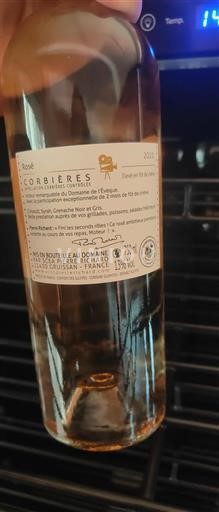 Vin Rosé sec Domaine L'Évêque 2023 France Languedoc Corbières AOC