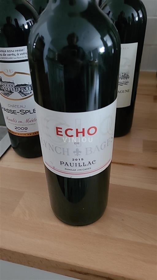 Bordeaux Pauillac Lynch Bages Echo 2015