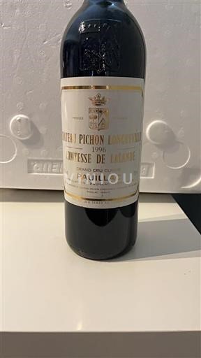 Bordeaux Pauillac Grand Cru Château Pichon Longueville Comtesse De Lalande 1996