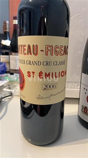 Burdeos Saint-Émilion Premier Grand Cru Classé Château Figeac 2006