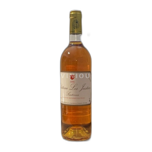 Bordeaux Sauternes Château Les Justices 1998