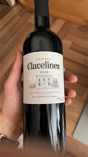 Bordéus Saint-Émilion Grand Cru Grand Cru Château Les Clavelines 2022