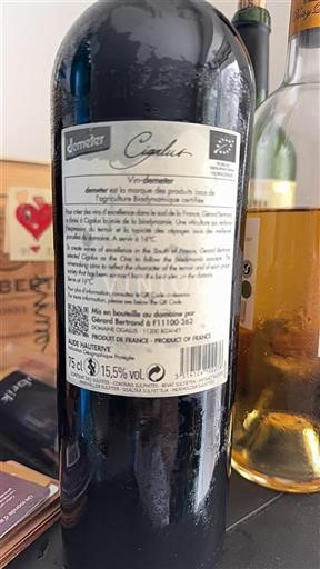 Languedoc Domaine Gérard Bertrand Cigalus 2019