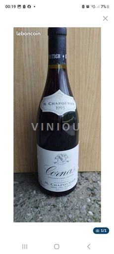 Rhône-dalen Cornas M. Chapoutier 1993