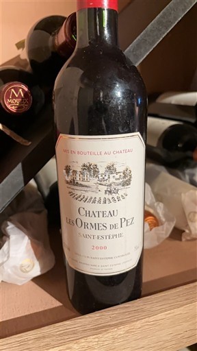 Bordeaux Saint-Estèphe Les Ormes De Pez 2000