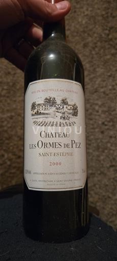 Bordeaux Saint-Estèphe Les Ormes De Pez 2000