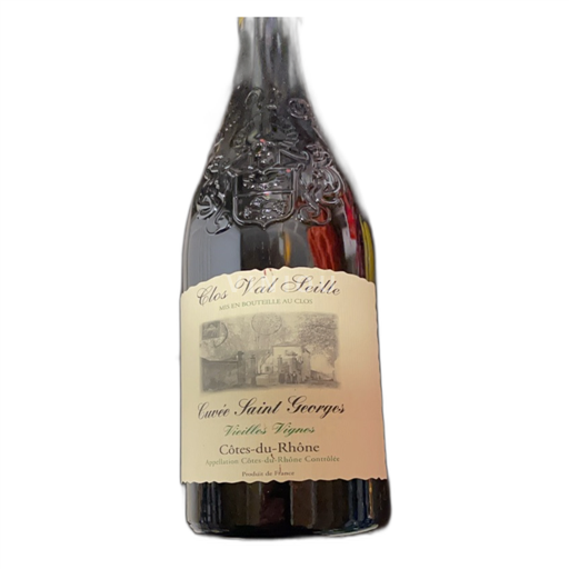 Thung lũng Rhône Côtes-du-rhône Clos Val Seille Saint Georges Không niên vụ