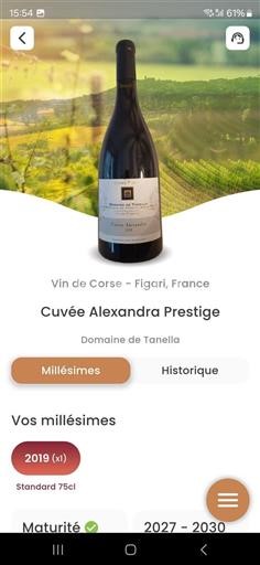 Corsica Niet gespecificeerd Domaine Tanella Alexandra Prestige 2019