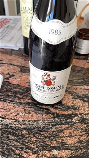 Burgundi Vosne-Romanée Premier Cru Charles Grüber 1985