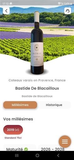 Provence Coteaux Varois em Provence Bastide De Blacailloux Mathieu 2019