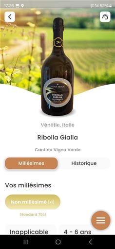 Veneto Ospecificerad Vigna Verde Millésimato Icke årgångsbetecknad