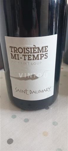 Langvedok Pic-saint-loup Domaine Saint Daumary Troisième Mi-Temps Neleten.