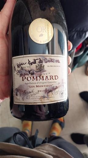 Borgoña Pommard Grand Cru Domaine Coste Caumartin Les Montjeus 2013