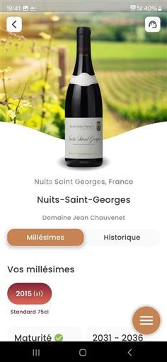 Burgundi Nuits-saint-georges Jean Chauvenet 2015