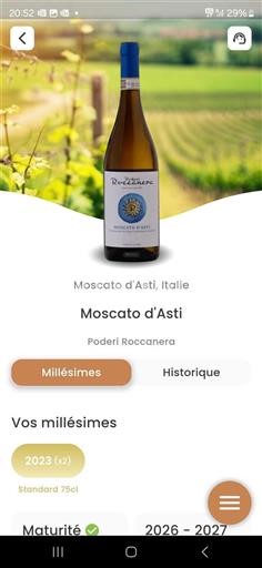Piemont Dolcetto d'Asti Poderi Roccanera Moscato d'Asti 2023