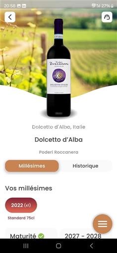 Piemont Dolcetto d'Alba Poderi Roccanera Dolcetto d'Alba 2022