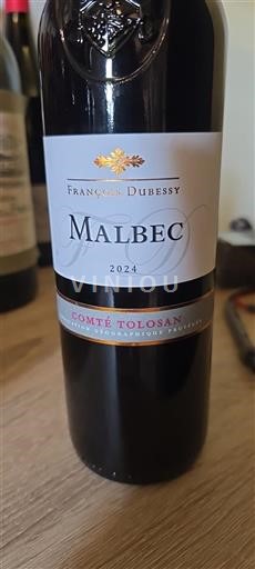 Sud-Ovest Comté tolosan François Dubessy Malbec 2024