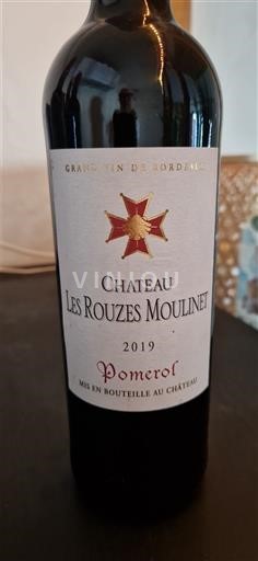 Bordeaux Pomerol Château Les Rouzes Moulinet 2019