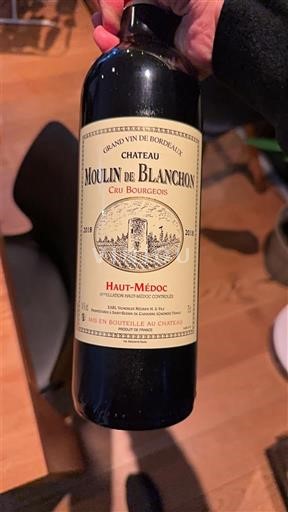 Bordeaux Haut-Médoc Château Moulin de Blanchon 2018