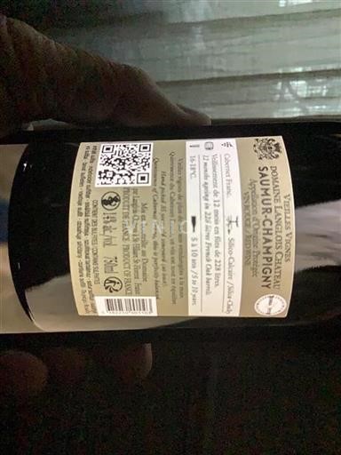 Loire-dalen Saumur-Champigny Château Langlois Vieilles Vignes 2018