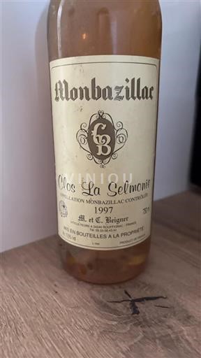 Southwest Monbazillac M Et C. Beigner Clos La Selmonie 1997
