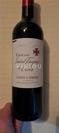 Burdeos Lalande-de-Pomerol Saintjacques La Croix 2013
