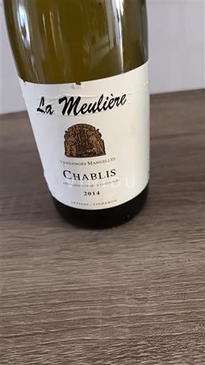 Borgogna Chablis Domaine La Meulière 2014
