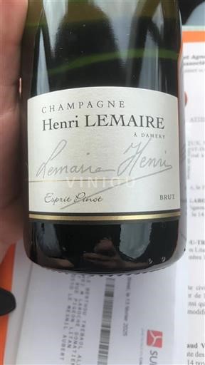 Champagne Nespecifikováno Henri Lemaire Esprit Pinot Neročník