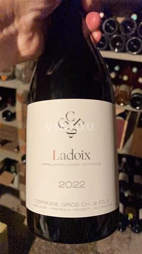 Vin Rouge sec Domaine Gros Ch. & Fils 2022 France Bourgogne Ladoix AOC