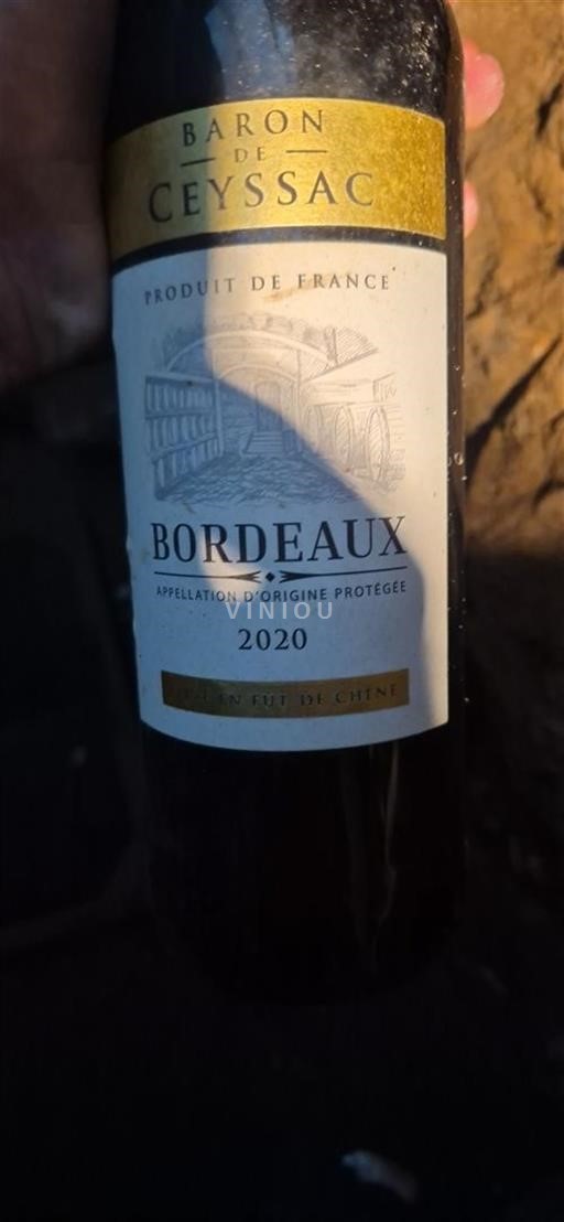 Bordeaux Baron De Ceyssac 2020