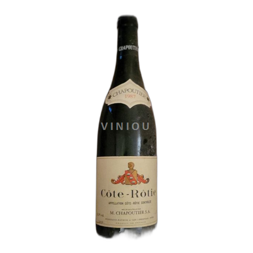 Rhônen laakso Côte-rôtie M. Chapoutier 1987