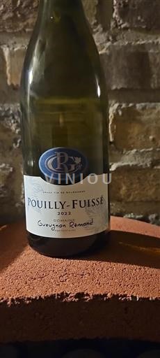 Bourgogne Pouilly-fuissé Gueugnon Remond 2022