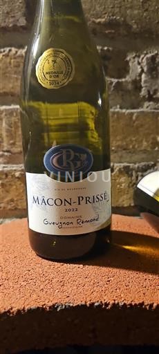 Burgundy Mâcon and Mâcon-Villages Gueugnon Remond 2022