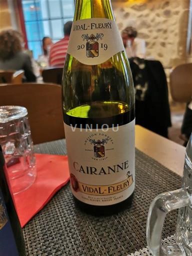 Rhônen laakso Cairanne Vidalfleury 2019