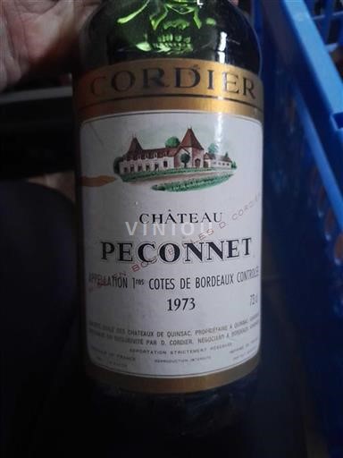 Bordeaux Côtes-de-Bordeaux Château Peconnet 1973