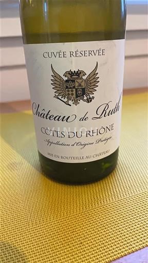 Rhônen laakso Côtes-du-rhône Château Ruth Réservée 2023