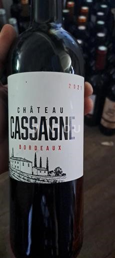 Bordéus Château Cassagne 2021