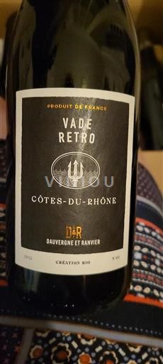 Vallée du Rhône Côtes-du-rhône Dauvergne Et Ranvier Vade Retro 2023