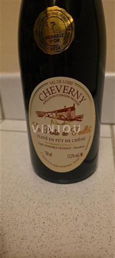 Loiren laakso Cheverny Earl Vignoble Tevenot La Pente de Feuillet Ei vuosikertaa