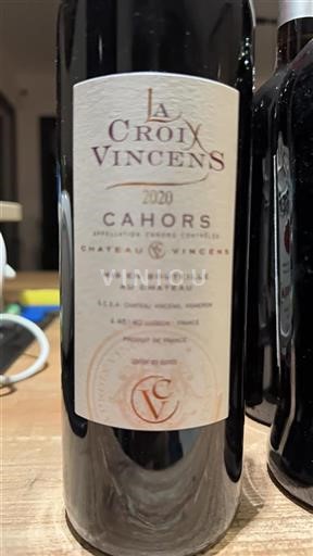 Sudoeste Cahors Château Vincens La Croix Vincens 2020