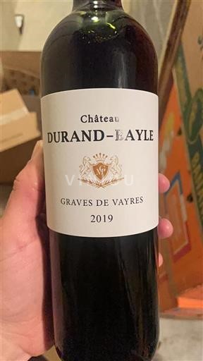 Bordeaux Graves-de-vayres Château Durandbayle 2019