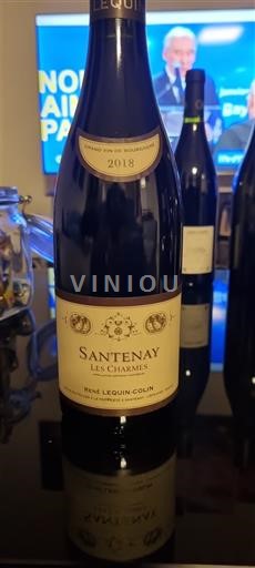 Бургундія Сантене Grand Cru René Lequincolin Les Charmes 2018