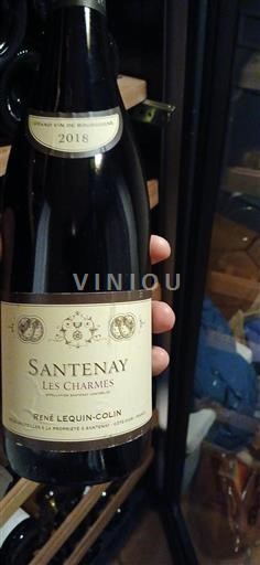 Burgundi Santenay Grand Cru René Lequincolin Les Charmes 2018