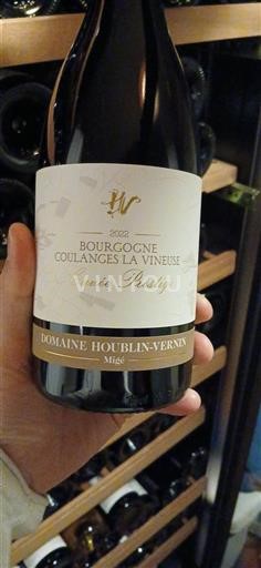 Burgundi Bourgogne Coulanges-la-Vineuse Grand Cru Domaine Houblinvernin Prestige 2022