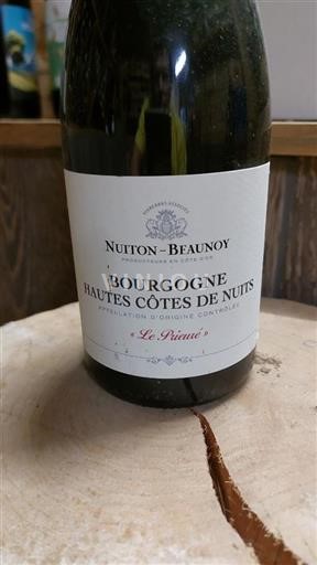 Borgogna Hautes Côtes de Nuits Nuiton-Beaunoy Le Prieuré 2020