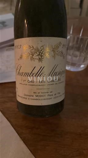 Borgoña Chambolle-Musigny Premier Cru Domaine Modot Père Et Fils Les Charmes 2003