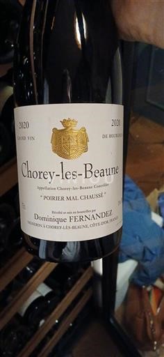 Burgundija Chorey-lès-Beaune Dominique Fernandez Poirier Mal Chaussé 2020