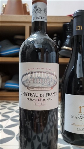 Burdeos Pessac-Léognan Château de France 2014